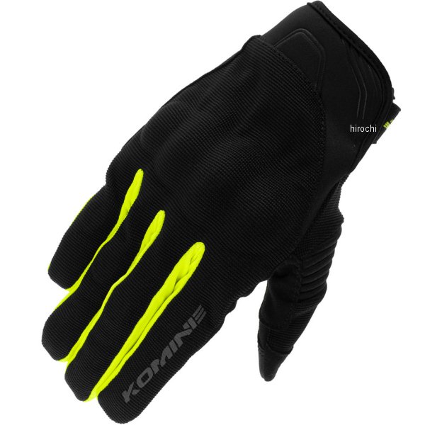 春夏モデル プロテクトメッシュグローブ ブレイブ 黒/ネオン Sサイズ