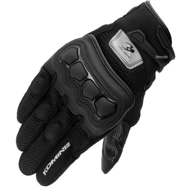 春夏モデル プロテクト3Dメッシュグローブ 黒 XLサイズ