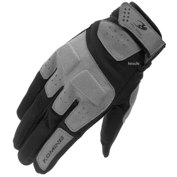 春夏モデル アーバンメッシュグローブ グレー/黒 Mサイズ