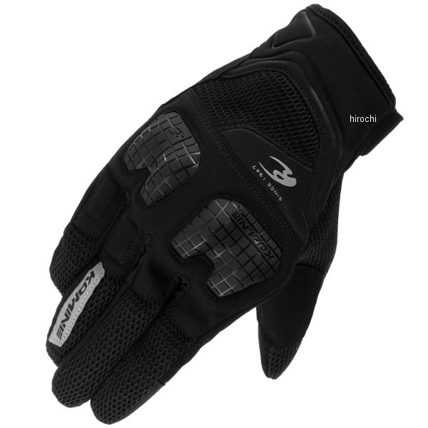 春夏モデル 3Dメッシュプロテクトグローブ 黒 2XLサイズ