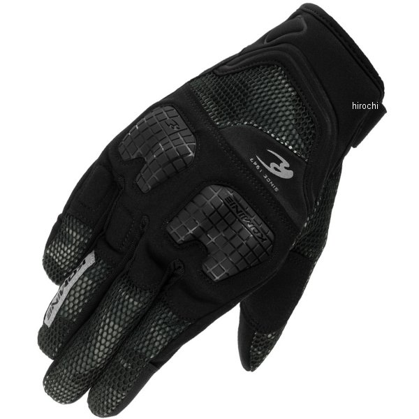 春夏モデル 3Dメッシュプロテクトグローブ 黒/カモ 3XLサイズ