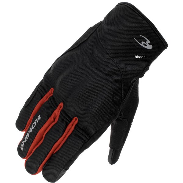 春夏モデル スーパーフィットプロテクトレイングローブ 黒/赤 2XLサイズ