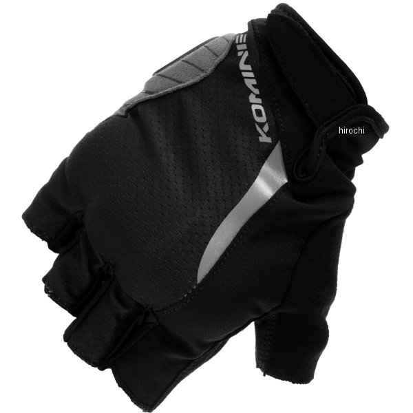 春夏モデル プロテクトフィンガーレスメッシュグローブ 黒 2XLサイズ