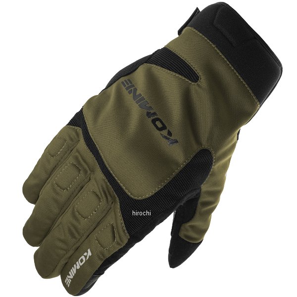 KOMINE 秋冬モデル プロテクトウインターグローブ カルタゴ オリーブ XSサイズ
