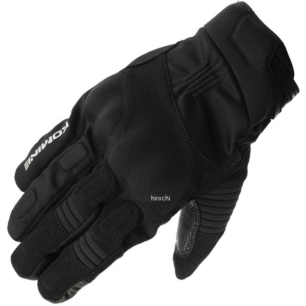 KOMINE 秋冬モデル プロテクトウインターグローブ ハンニバル 黒 3XLサイズ