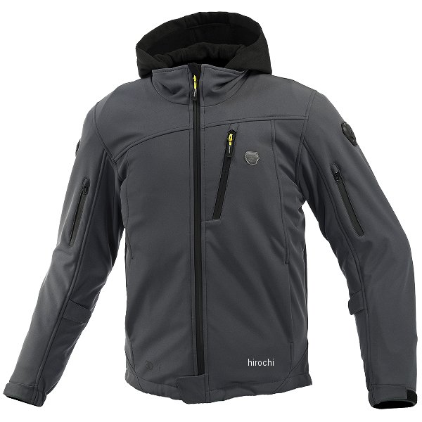 KOMINE 秋冬モデル プロテクトソフトシェルウインターパーカ バサルトグレー 3XLサイズ