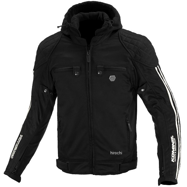 KOMINE 秋冬モデル プロテクトウインターパーカ 黒 Lサイズ
