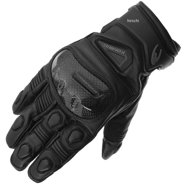 KOMINE 秋冬モデル カーボンプロテクトウィンターグローブ 黒 2XLサイズ