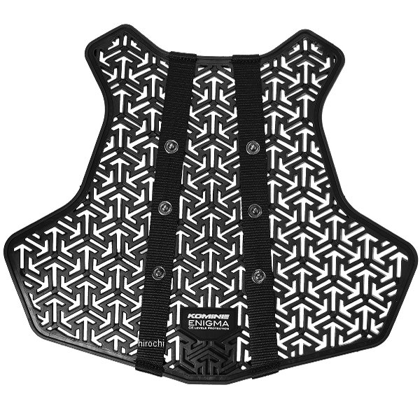 KOMINE エニグマ CE2 エアスルーチェストガードマルチ 黒 フリーサイズ