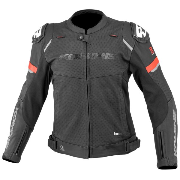 KOMINE 春夏モデル Rスペック スポーツレザージャケット 黒 2XLサイズ