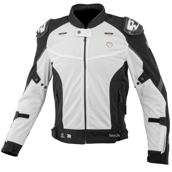 KOMINE 春夏モデル Rスペック スポーツメッシュジャケット 白 Lサイズ