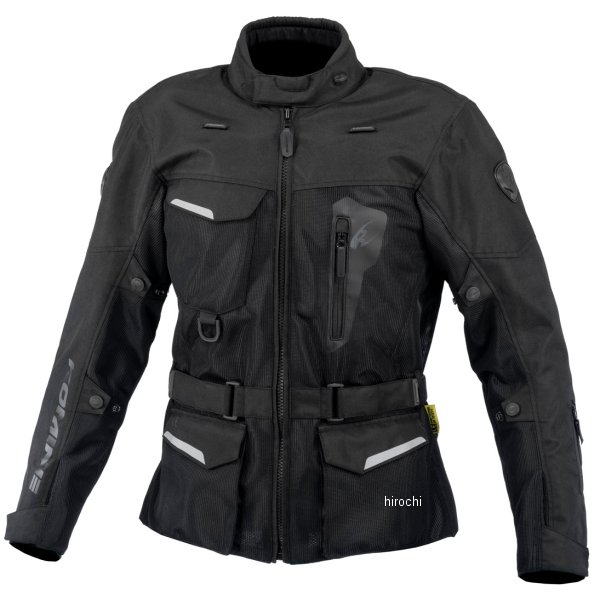 KOMINE 春夏モデル アドベンチャーメッシュジャケット レディース 黒 WMサイズ