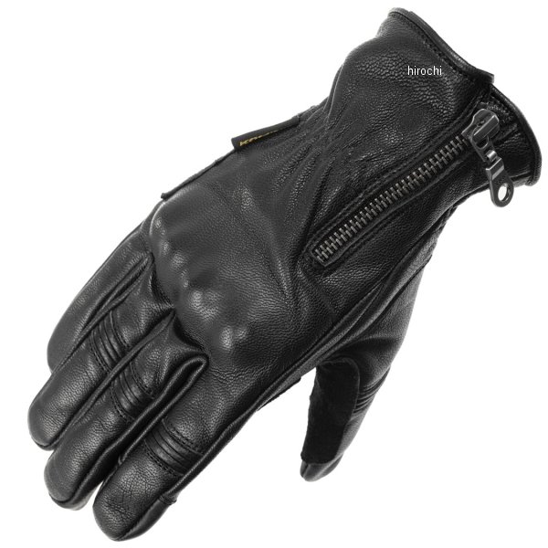 KOMINE 春夏モデル レザーグローブ 黒 Lサイズ