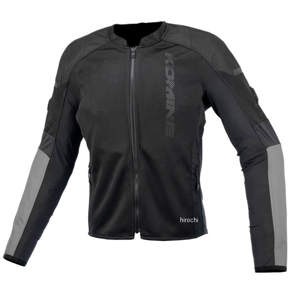 KOMINE 春夏モデル ヘビーメッシュスクランブラージャケット ブラックグレー 4XLサイズ