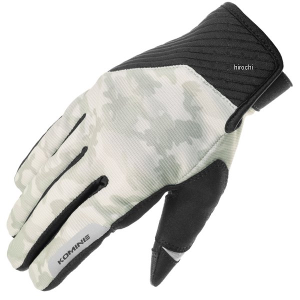 KOMINE 春夏モデル ストレッチメッシュグローブ ルーチェII サンドカモ Mサイズ