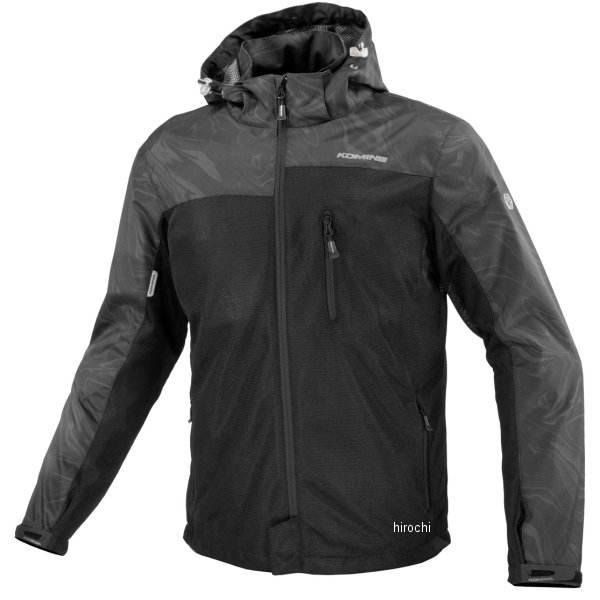 KOMINE 春夏モデル プロテクトメッシュパーカ -テン ブラックマーブル Lサイズ