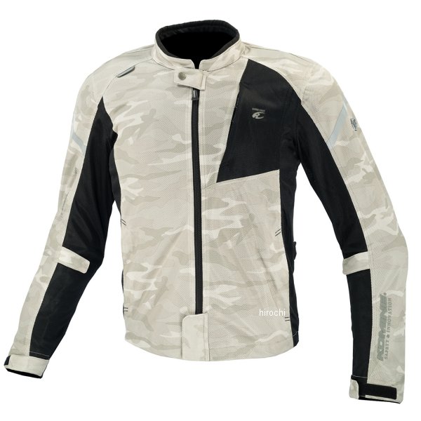 KOMINE 春夏モデル プロテクトフルメッシュジャケット サンドカモ 2XLサイズ