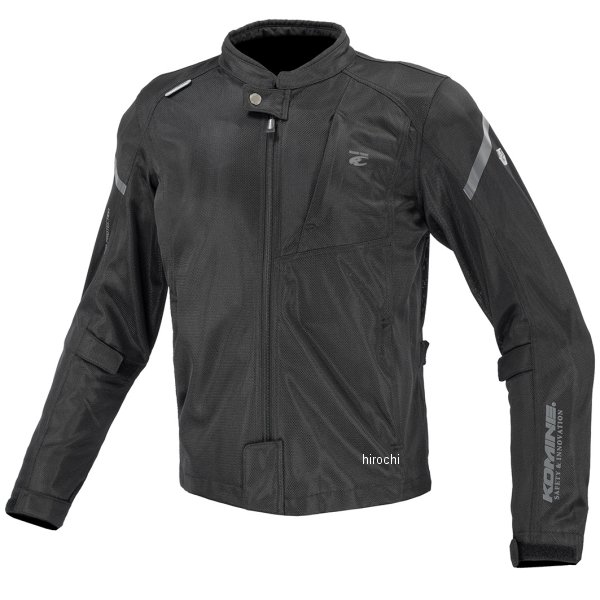 KOMINE 春夏モデル プロテクトフルメッシュジャケット ソリッドブラック XLサイズ