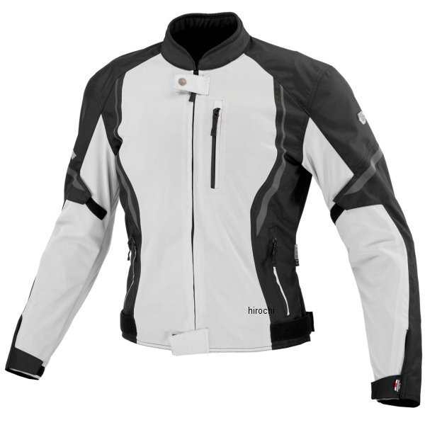 KOMINE 春夏モデル プロテクトハーフメッシュジャケット シルバーブラック Lサイズ