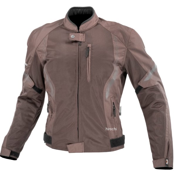 KOMINE 春夏モデル プロテクトハーフメッシュジャケット ブラウン Lサイズ