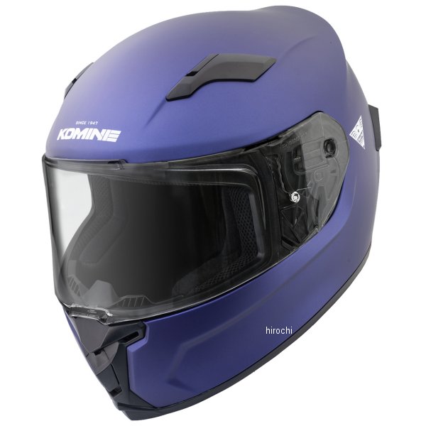 KOMINE FL フルフェイスヘルメット マットメタルブルー XLサイズ