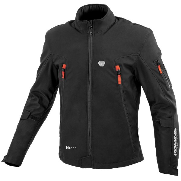 KOMINE 秋冬モデル プロテクトソフトシェルサーマルジャケット トゥオーノ 黒 Mサイズ