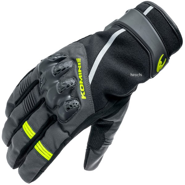 KOMINE 秋冬モデル プロテクトWPウィンターグローブ バサルトグレー 2XLサイズ