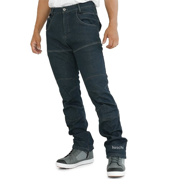 KOMINE 秋冬モデル エニグマライトプロテクトサーマルジーンズ デニムインディゴ XL/34サイズ