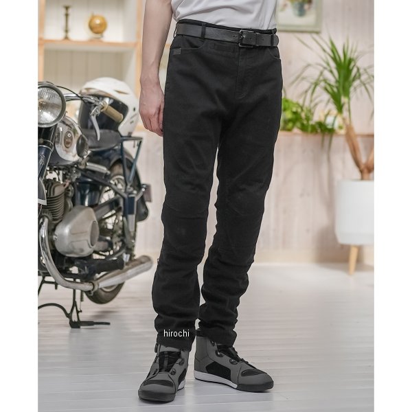 KOMINE 2025年春夏モデル エニグマライトプロテクトフィットジーンズ コットンブラック 2XL/36サイズ