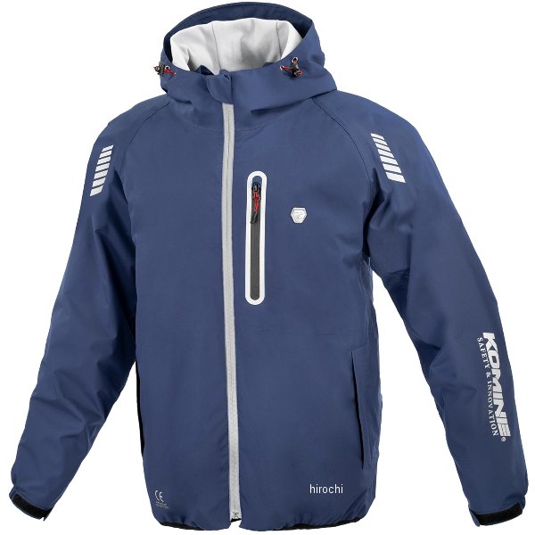 KOMINE 秋冬モデル エニグマライトウインターパーカー ネイビー 2XLサイズ