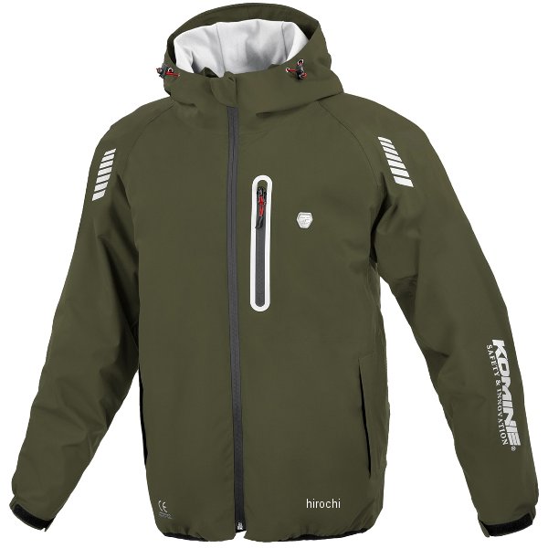 KOMINE 秋冬モデル エニグマライトウインターパーカー オリーブ 3XLサイズ