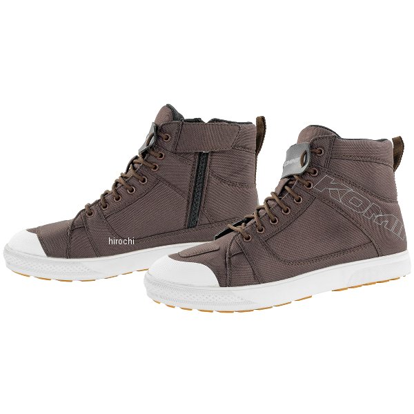 KOMINE WPライディングスニーカー ブラウン 25cm