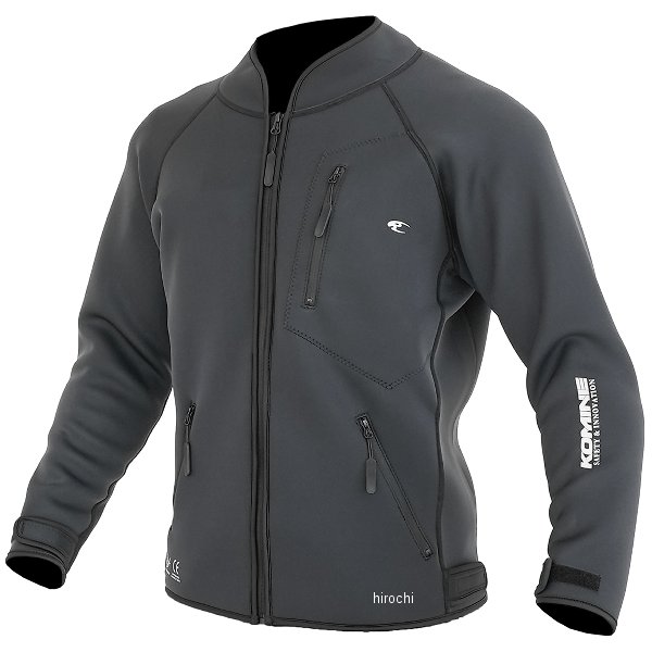 KOMINE 秋冬モデル エニグマライトウェットスーツジャケット 黒 3XLサイズ