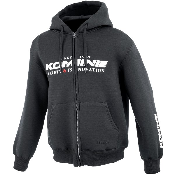 KOMINE 秋冬モデル チームフーディ 黒 XLサイズ