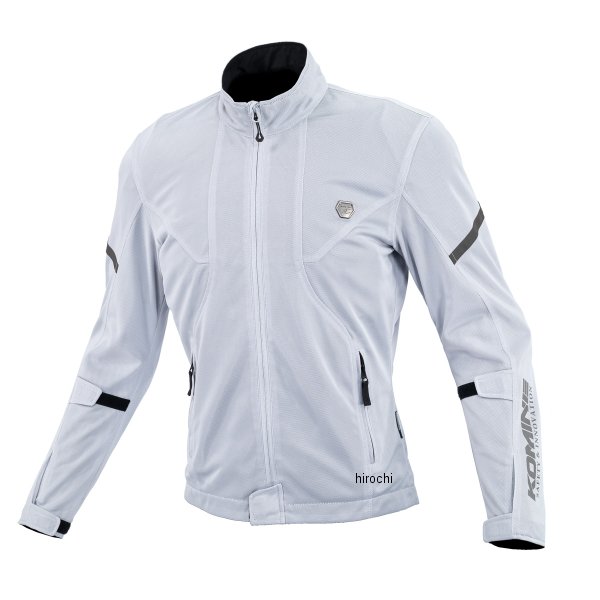 JK-1623  KOMINE 春夏モデル プロテクトフルメッシュジャケット ネオ KOMINEシルバー Lサイズ