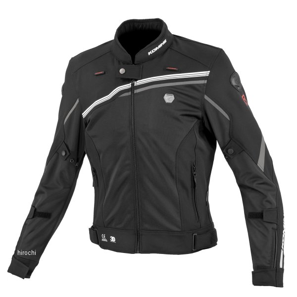 JK-178  KOMINE 2025年春夏モデル R-SPEC ハーフメッシュジャケット 黒 XLサイズ