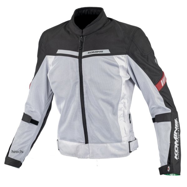 JK-177  KOMINE 2025年春夏モデル エニグマライト ハーフメッシュジャケット ライトグレー/黒 XLサイズ