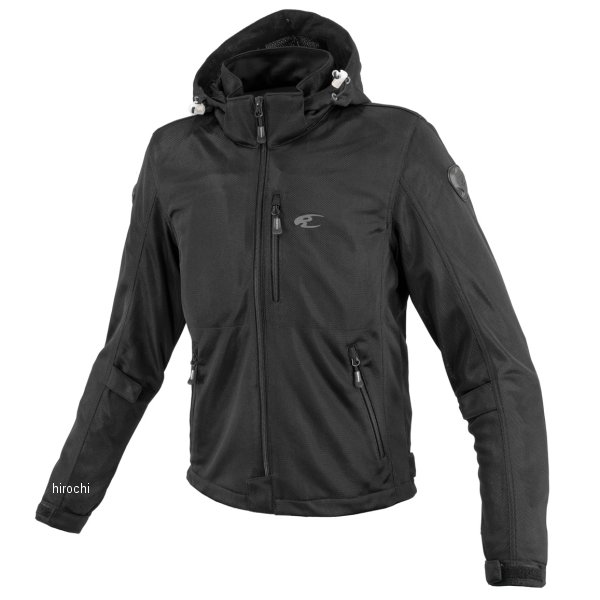 JK-176  KOMINE 2025年春夏モデル レディース エニグマライト メッシュパーカ 黒 WMサイズ