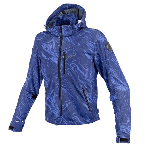 JK-176  KOMINE 2025年春夏モデル エニグマライト メッシュパーカ ネイビー/マーブル Lサイズ