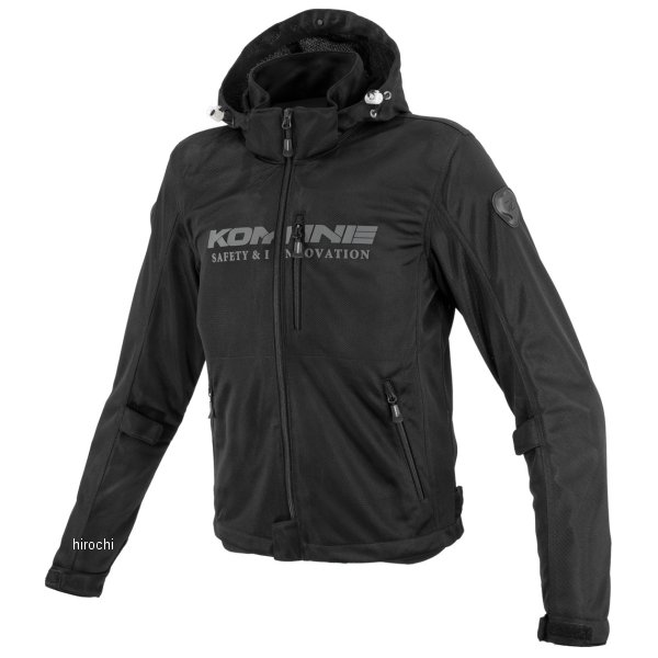 JK-176  KOMINE 2025年春夏モデル レディース エニグマライト メッシュパーカ KOMINEブラック WLサイズ