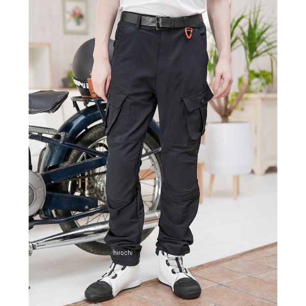 PK-758  KOMINE 2025年春夏モデル エニグマライト クールドライカーゴパンツ 黒 Sサイズ