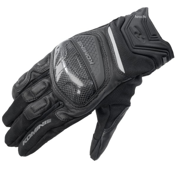GK-268  KOMINE 2025年春夏モデル カーボンメッシュグローブ 黒 3XLサイズ