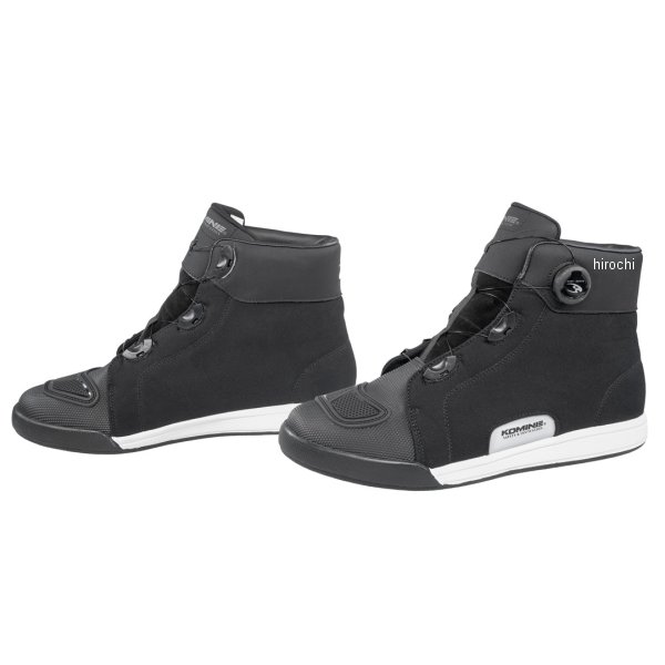 BK-301  KOMINE 2025年モデル ダイヤルフィットWPライディングスニーカー 黒 26.5cm