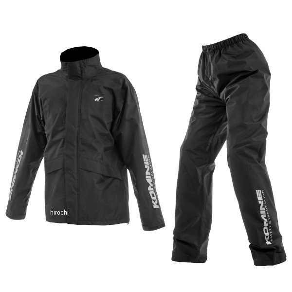 RK-552  KOMINE 2025年春夏モデル レディース MCコンパクトレインウェア 黒 WLサイズ