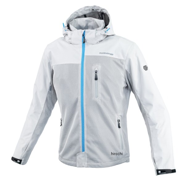 JK-1143  KOMINE 春夏モデル レディース プロテクトメッシュパーカ テン シルバー WLサイズ