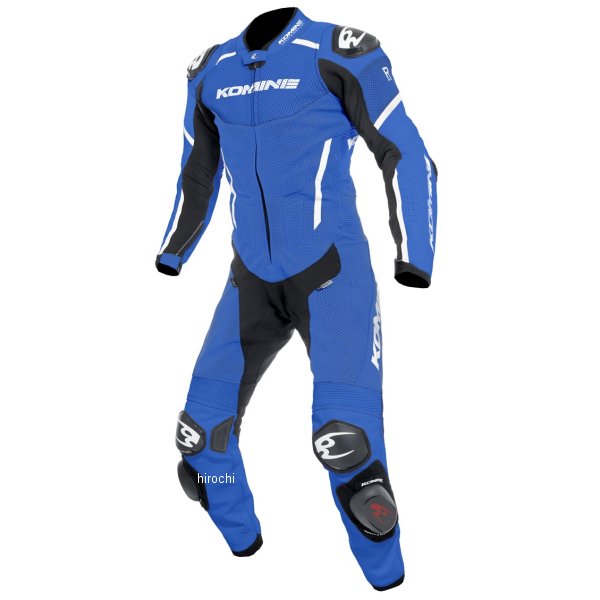 S-56  KOMINE 2025年春夏モデル レーシングレザースーツ 青 Mサイズ