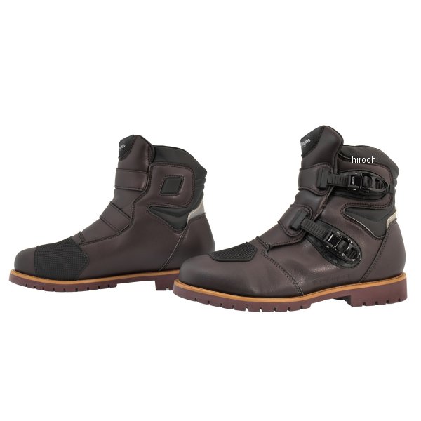 BK-0975  KOMINE 2025年春夏モデル WPアドベンチャーショートブーツ ダークブラウン 26.0cm