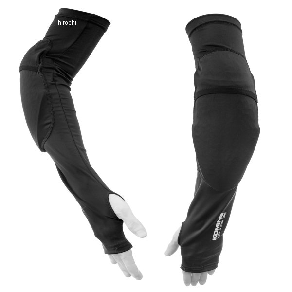 SK-871  KOMINE 2025年モデル エニグマCE2プロテクトクーリングアームカバー 黒 フリーサイズ