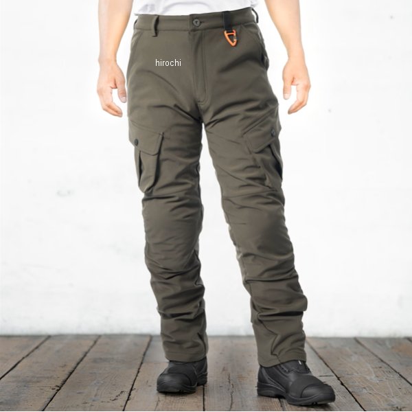 KOMINE 2025年秋冬モデル PK-941 エニグマG2ゲルクッションウインドプルーフパンツ オリーブ Mサイズ