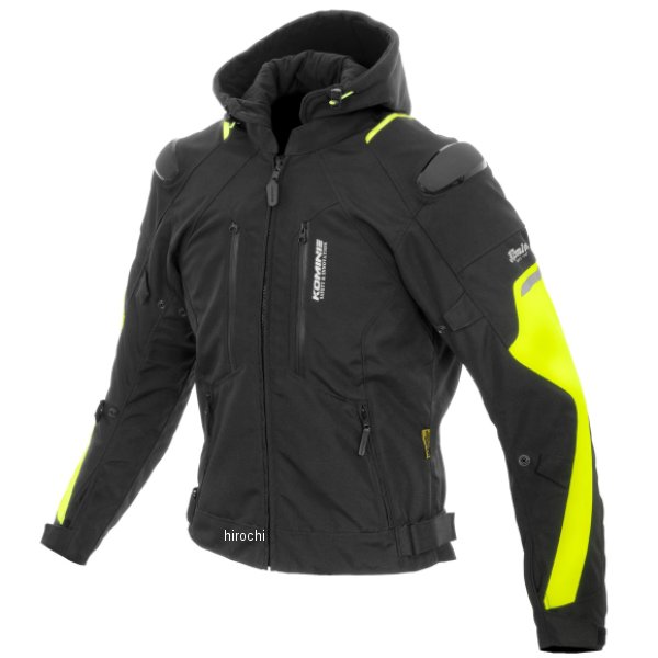 KOMINE 2025年秋冬モデル JK-636 エニグマG2ウインタージャケット-クオンタム プラス ブラック ネオン 3XLサイズ